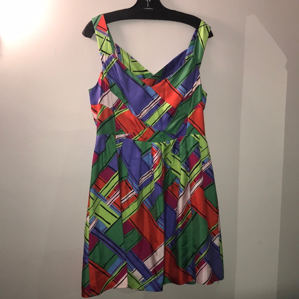 Anthropologie | Leifsdottier geo print dress